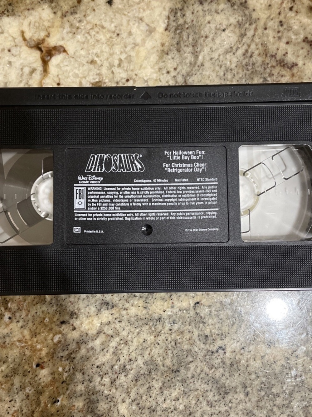 Dinosaurs Special Holiday Edition Halloween & Christmas VHS Disney Henson 1993